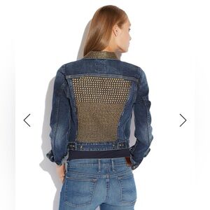 Lucky Brand Pixie Studded Denim Jacket